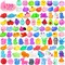 130 Pieces Squishies Mochi Squishy Toy, Kawaii Animal Squishies Party Favors for Kids Stress Relief Toys Valentines Day Gifts for Kids Easter Egg Fillers Gift Christmas Stocking Stuffers(Random)